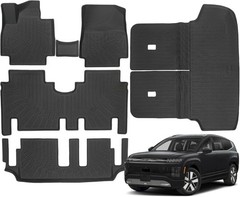 Promrmr TPE Floor Mats Set for Hyundai Ioniq 9 7-Seats 2026, All-Weather Wate…