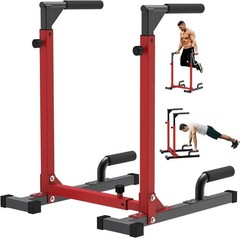 Adjustable Width & Height Dip Station Home Gym Fitness Equipment,800lbs Capacity