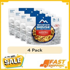 4P Mountain House Breakfast Skillet, Freeze-Dried Camping & Backpacking Food