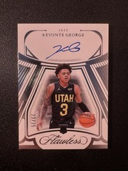 Panini 2023-24 Flawless Keyonte George Jazz RAU-KEY Rookie Auto /25