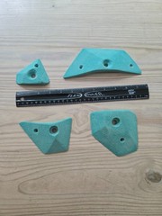 JIbby Climbing holds: set of 4 crimps from the geometrics series