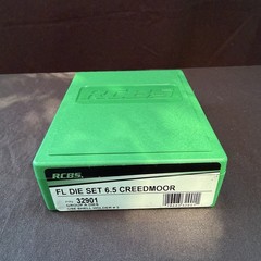 RCBS 2 Die Set for 6.5 Creedmoor Includes Sizer & Seating Die NEW! # 32901