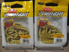 2 Packs 75ct Berkley Soft Fishing PowerBait – Power Wigglers – Chartreuse Color