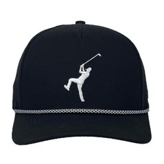 «Muni-Man» – Funny Golf Hat -Black – Adjustable