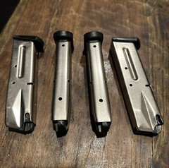 4 Pack Beretta 92F,92FS,M9 9MM 10 Round S.S Magazines
