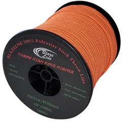100% Polyester Climbing Throw Line Rope 3mm 1/8 Inch 150ft Spool 350 lbs