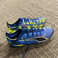 PUMA Ultra Football Cleats Blue Yellow Men’s US 12 Medium (D, M)