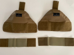 SAFARILAND/PROTECH Structured Upper Arm/Bicep Protector 2 Piece Coyote W/Strap