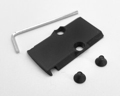 Trijicon RMR Polymer Cover Plate for Glock 17 19 26 .100” Depth Cut Slides