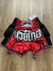 Lumpinee Muay Thai Shorts Red Black Small Authentic Thailand