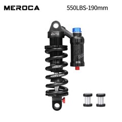 MEROCA Bike MTB Rear Shock Bicycle Coil Spring Shocks 190/210/230/240/250/265mm