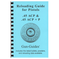 .45 ACP Reloading Guide for Pistols | 840 Loads | .45 (AUTO) +P Manual Book