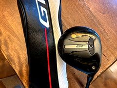 TITLEIST GT 1 TOUR 3 WOOD 14.5* TENSEI 1K BLUE REG 65 & COVER -PRE-OWNED