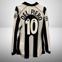 Juventus 1997/1998 Del Piero # 10 UEFA Champions League Long-Sleeve Jersey