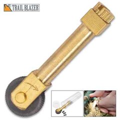 Trailblazer Micro Spark Wheel Emergency Fire Starter, with 3 Flints. Ships Free.