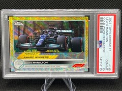 2022 Topps Chrome Formula 1 – Gold #195 Lewis Hamilton 8/50 PSA 10 Pop 2