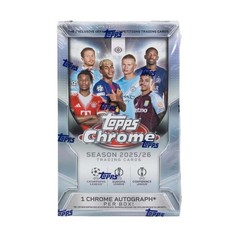 2025-26 Topps Chrome UEFA Club Competitions Soccer Hobby Box