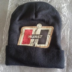 New Hurst Men Women Knit Beanie Winter Cap Hat Black «One Size Fits Most»