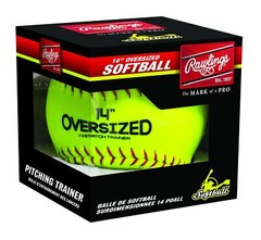 Rawlings 14 Oversize Fastpitch Training Softball for Spin and Pitch Control