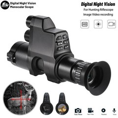 4XZoom 1920×1080 HD Video Night Vision Monocular 850nm 16mm, 200-300m Hunting Scope