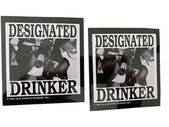 VINTAGE OLD GHOST STICKER Designated Drinker STICKER 1989 PORNHUB HUNTER “ BOGO”