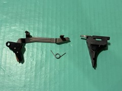 USED TIMNEY GLOCK 19 GEN 5 TRIGGER SHOE OEM EJECTOR HOUSING BAR 17 26 BRONZE