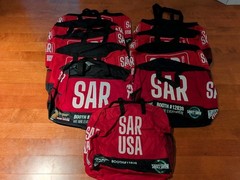 SAR USA SAR Firearms Cloth Tote Bag Zipper SHOT SHOW (Lot of 10)