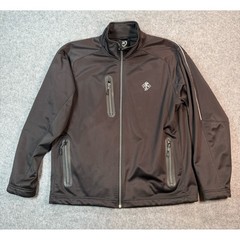 Zero Restriction Tour Series Mens Black Full Zip Golf Jacket Large PW Logo