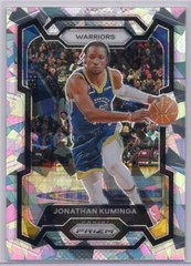 Jonathan Kuminga 2023-24 Prizm Basketball Cracked Ice