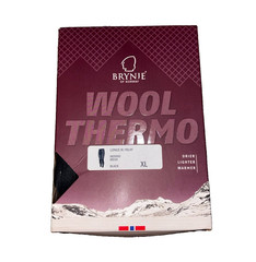 Brynje Wool Thermo Merino Wool Mesh Thermal Base Layer Bottom Black Unisex XL