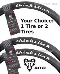 1or2-Pack WTB Thickslick 26×2.0 Comp Fast Smooth Slick Street Wheelie Bike Tire