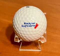 Blackfoot Golf Course (Idaho) Vintage Older Logo Golf Ball