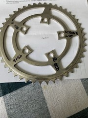 86mm BCD ALUMINUM chainring Sizes 45 TOOTH 45C
