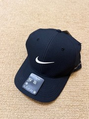 Nike Training Dri-Fit ADV Rise SwooshFlex Cap Hat BLACK | Size M/L FB5633-010