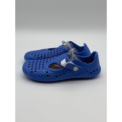 Blue Perforated Kids Water Shoes Slip On Camo Insole Size 35 EU