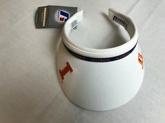 University of Illinois Fighting Illini Embroidered Golf Visor One Size White NEW