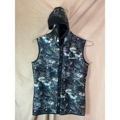 DiveStar Wetsuit Vest Unisex XXL Multi Color Excellent Coral Camo Hooded Zip