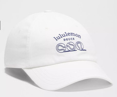 NEW w/ TAGS – Lululemon Classic Ball Cap «Deuce» WHITE w/ Club Blue (Size: S/M)