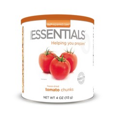 Freeze Dried Tomato Chunks 4 oz (113g) 30 years Emergency Essentials Exp 8/2054