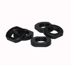 5pcs 1/2×28 Adjustable Jam Nut for Muzzle Brake .223/5.56 -Black/Silver