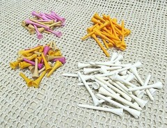 ULTRA PERFORMANCE MIXED COLORS & LENGTHS High Durability Plastic Golf Tees Pk100