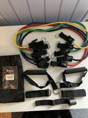 Veick Resistance Band Kit Weight, Yoga Training Interchangeable Tubes for Full..