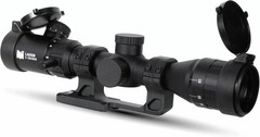 Monstrum Ladon 2-10×32 MPVO Rifle Scope with AO Adjustable Objective and Offset