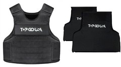 1000D Nylon Tactical Vest Aramid Soft Plates Lightweight Black MOLLE Vest Setup