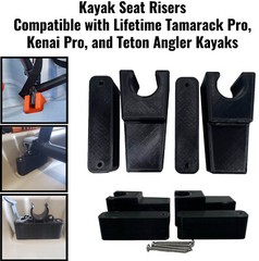 Heavy Duty Seat Riser for Lifetime Tamarack Pro Kayak & Other Lifetime Kayaks!