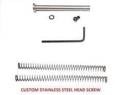 FOR GLOCK CDS EXTRA POWER RECOIL GUIDE ROD KIT Fits 19 23 32 38 GEN 1-3 Black