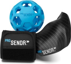 Left Hand, ProSENDR Golf TrainingAid CarbonFiber Wrist Cradle+Compression Sphere