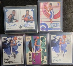 Panini Court Kings 2025-26 VJ Edgecombe 5-Card Rookie Lot Dual Auto +Inserts+/99
