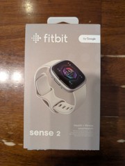 Fitbit Sense 2 Activity Tracker – Lunar White/Platinum Aluminum