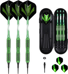 Soft Tip Darts Set 18/20 Grams – Professional Darts Plastic Tip with Brass Barre